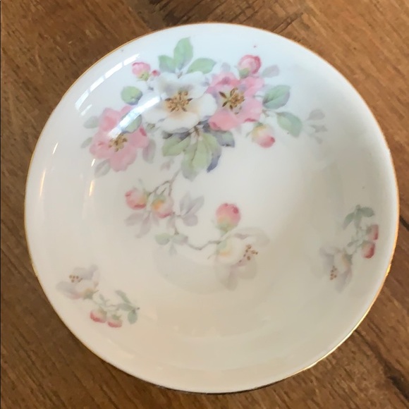 Tirschenreuth Apple Blossom Design Dessert Plate - Picture 2 of 5